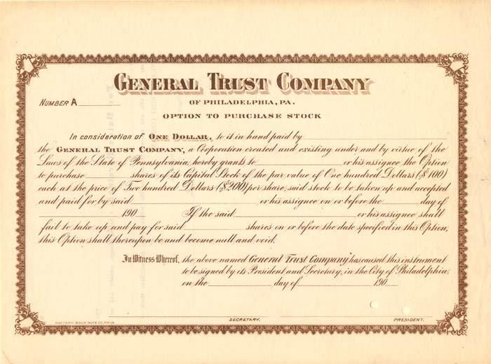 General Trust Co.